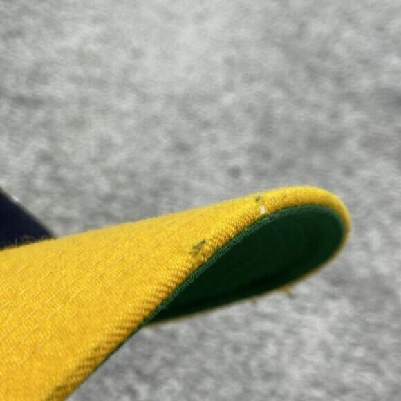 Hat Men’s 7 1/4 Blue Embroidered Logo Fitted - Picture 8 of 9